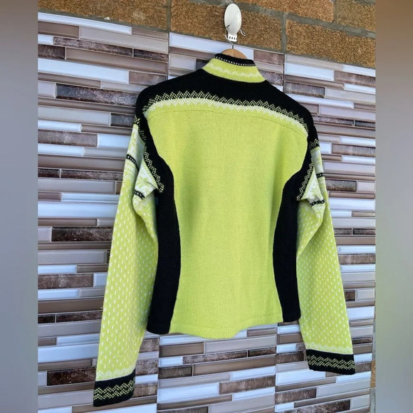 Obermeyer Half Zip vintage sweater Large - Picture 6 of 10